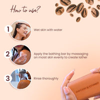 Bryan & Candy Coffee Ultra Moisturizing Bathing Bar Enriched with Coffee Oil, Cocoa shea Butter, Skin Friendly pH 5.5 for Polishing & Toning Skin, All Skin Types (100 gm)