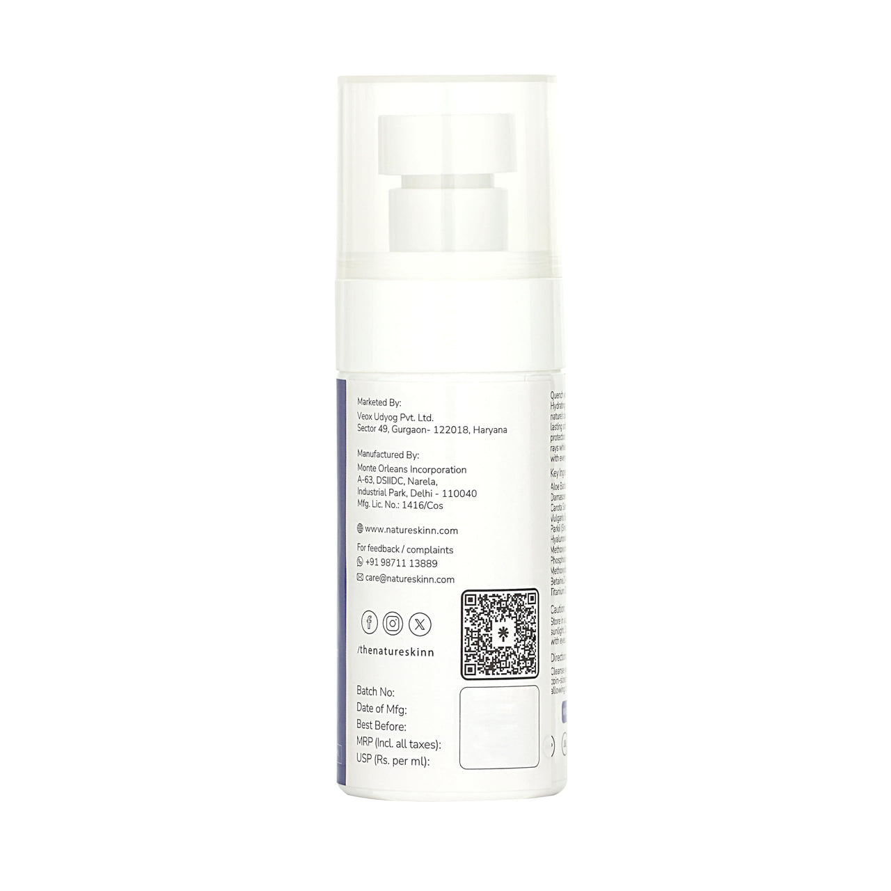 Nature's Kinn Carrot & Beetroot Dew Glow Face Moisturizer | SPF 35 PA+++ | Hydrating & Brightening | Niacinamide & Hyaluronic Acid | Anti-Pollution & UV Protection | No Parabens, Sulphates & Alcohol | 50ml