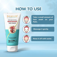 Aryanveda Tea Tree Face Wash With Neem & Aloe Vera Extracts, 120 Gm (Pack Of 2) (Tea Tree Face Wash + Whitofair Face Wash)