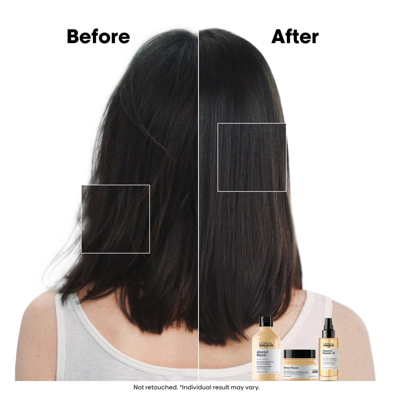 L'Oréal Professionnel Absolut Repair Mask for Dry & Damaged Hair - 250ml | Professional mask for Strengthening and Repairing Hair, With Protein & Omega-9, For Men & Women