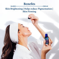 Blue Nectar Kumkumadi Tailam Skin Brightening Face Oil for Glowing Skin, Dull & Damage Skin Repair | Natural Anti Aging Serum | With Plant Based Collagen Booster (26 Herbs, 10 ml)