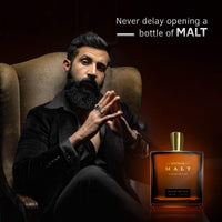 Ustraa Gift for men - Malt - Premium Perfume - 100 ml | Strong & Smooth | Long-Lasting | Intense mix of masculine fragrances | Fragrant Musky Top Notes with Woody Trail