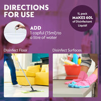 Dettol Liquid Disinfectant for Floor Cleaner, Surface Disinfection, Personal Hygiene (Lavender Blossom, 1L) & Body Wash and Shower Gel for Women and Men, Refresh - 250ml