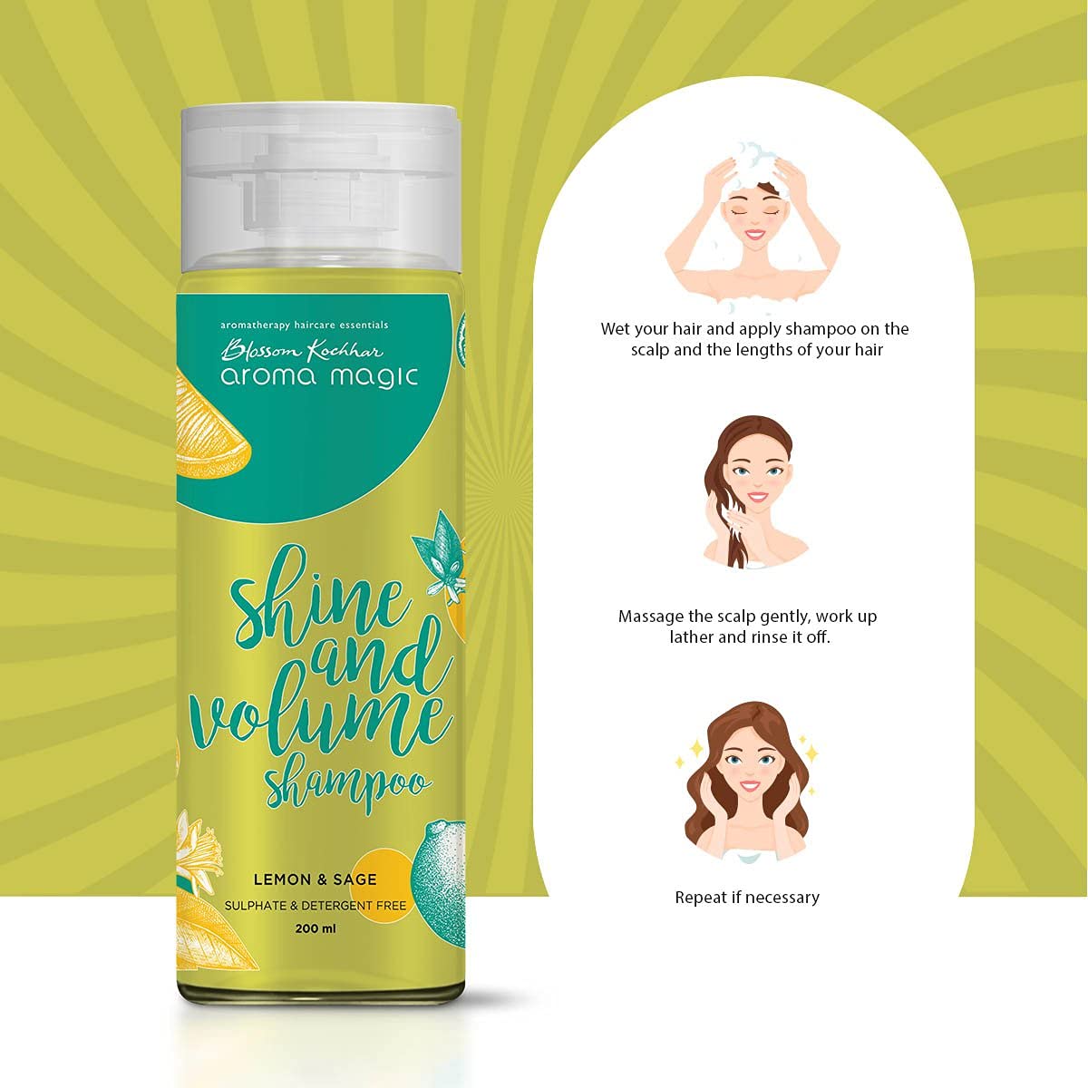 Aroma Magic Shine & Volume Shampoo - 200ml