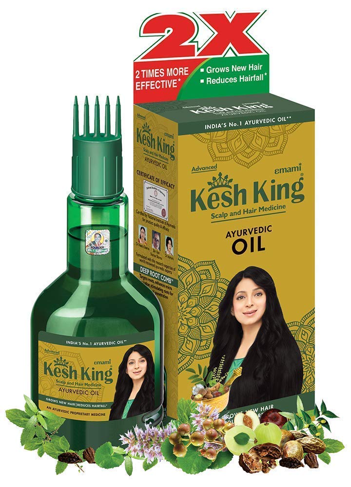 Kesh King Ayurvedic Scalp and Hair Oil, 60ml (60ml - Pack of 3)
