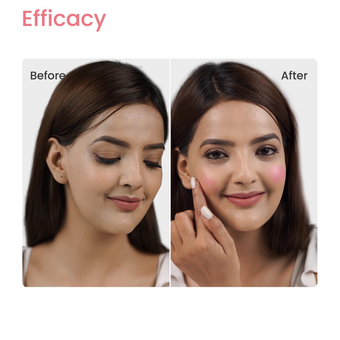Earth Rhythm Glass Tint pH Activated Lip & Cheek Tint, Highly Blendable, Non greasy With Goodness of Vitamin E & Jojoba Oil - 5gm