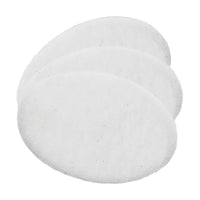OVENTE 1.5 Liter Electric Deep Fryer FDM1501BR Charcoal and Oil Vapor Replacement Filter Set Pack of 3, White and Black ACPFDM1503, 1.5L