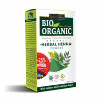 INDUS VALLEY Bio Organic Herbal Henna Powder (200g + 50g=250g) - Green