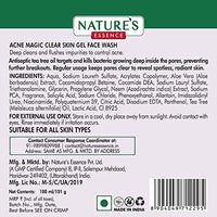 NATURES ESSENCE Acne Magic Clear Skin Gel Face Wash, 100 Ml