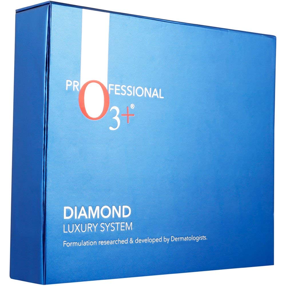 O3+ Diamond Luxury System Facial Kit For Bridal Makeup And Ultra Glow Treatments - Perfect For All Skin Types, Best for Brightening & Glowing Skin