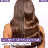 L'Oreal Paris Hyaluron Moisture Hydra Filling Leave-in Night Cream, Powered by Hyaluronic Acid, For Dry & Dehydrated Hair, Volume-180ml, Makes hair frizz-free, bouncy and hydrated for up to 72HR