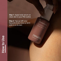 Neude Skinheritance Hydrating & Firming Glow Body Serum 50ml with Bakuchiol Retinol & Vitamin E for Men & Women All Skin Types Paraben-Free Sulphate-Free for Smooth Radiant Skin