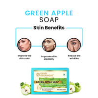 Khadi Organique Natural Herbal Green Apple Soap Pack of 5