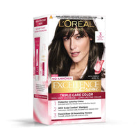 L’Oréal Paris Magic Retouch Root Touch-Up Spray, Dark Brown (75Ml) With Excellence Crème Hair Colour, 3 Dark Brown (72Ml+100G) - Pack Of 2