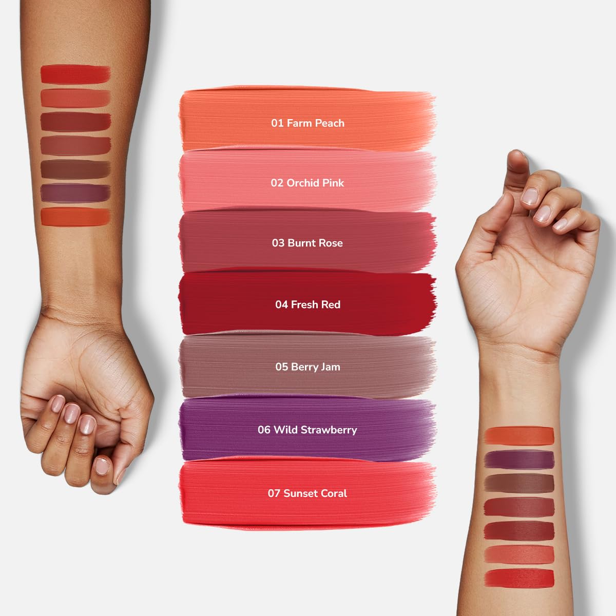 Mila Beaute BaeBee Lip & Cheek Tint I Creamy Formula, Matte Finish I Long Lasting I With Jojoba Oil (06 Wild Strawberry)