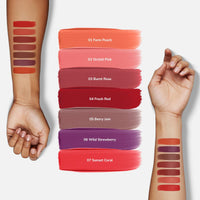 Mila Beaute BaeBee Lip & Cheek Tint I Creamy Formula, Matte Finish I Long Lasting I With Jojoba Oil (03 Burnt Rose)