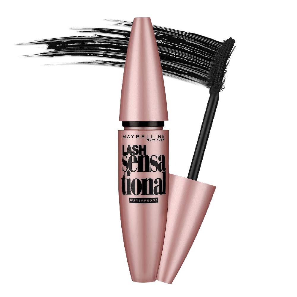 Maybelline New York Lasting Drama Gel Eyeliner,Blackest Black, 2.5g & New York Lash Sensational Waterproof Mascara, Black, 10 ml Matte Finish