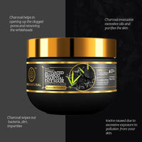 Khadi Natural Activated Bamboo Charcoal Face Mask | Face Mask for Removing Blackheads | Paraben, Silicone & Sulphate Free | Suitable for All Skin Types | Powered Botanics| 200 gm