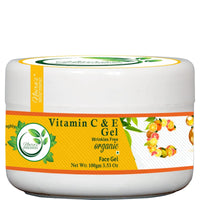 Naira's  Organic Essentials - Vitamin C & E Gel With Lemon & Orange Extract For Brightening, Pigmentation & Uneven Skin Tone | Vitamin C & E Gel for Women and Men (Pack of 1, 100gm)