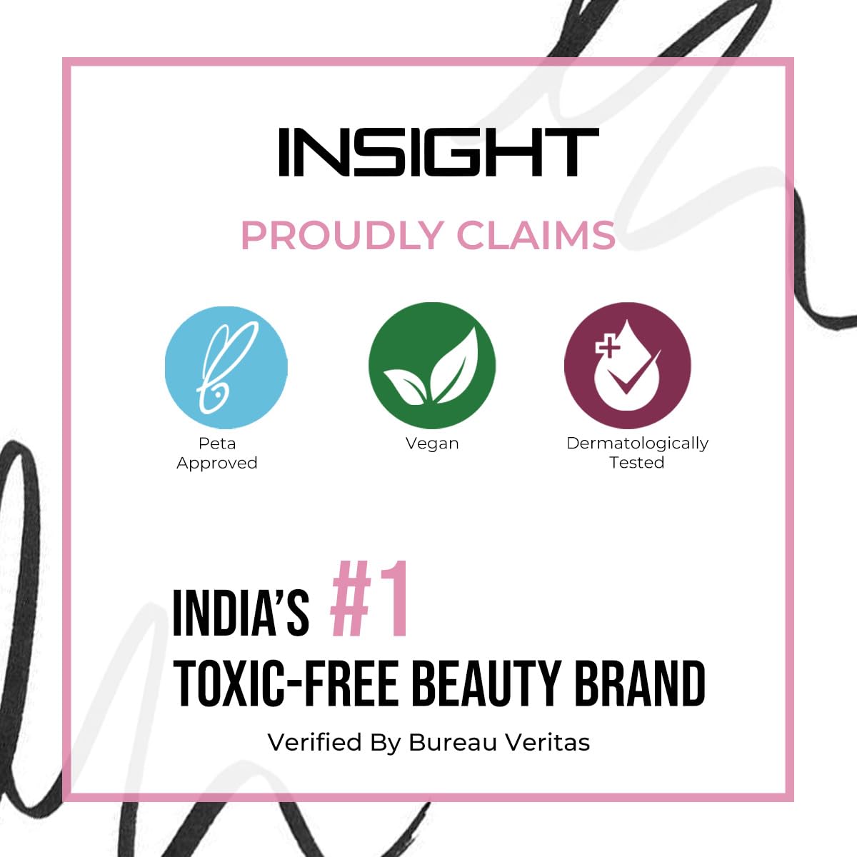 Insight Cosmetics No Smudge Eyeliner| Intense Matte Finish | Quick Drying |Smooth Application | Waterproof | Smudgeproof,(EL-53)