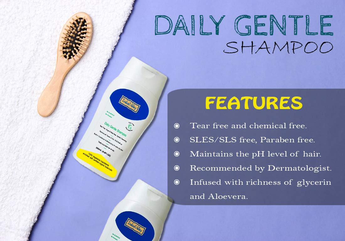 INDUS VALLEY Combo pack of Daily Care Shampoo and Hair Ultima Spa (200ml +175=375ml)
