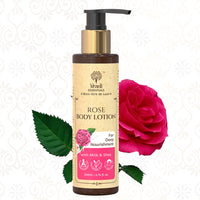 Khadi Essentials Body Lotion for Winter Season with Rose & Shea Butter for Women & Men, Sulphate/Paraben Free Ramani Indian, 200 ml