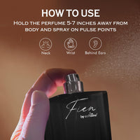 FIEN 007 Perfume for Men | Oriental Oud Scent | 12 Hrs Long Lasting | mCaffeine Fien Perfume | Fien Eau De Parfum with Oud, Sandal & Musk | perfume for men | Solid mCaffeine Premium & Luxurious Perfume - 100ml
