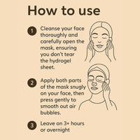The Wellness Shop Bio-Collagen Overnight Face Sheet Mask- for Real Deep Hydration, Pigmentation | Brightening, Anti-Aging & Pore Minimizing | Hyaluronic Acid, Niacinamide, Elasticity Improvement