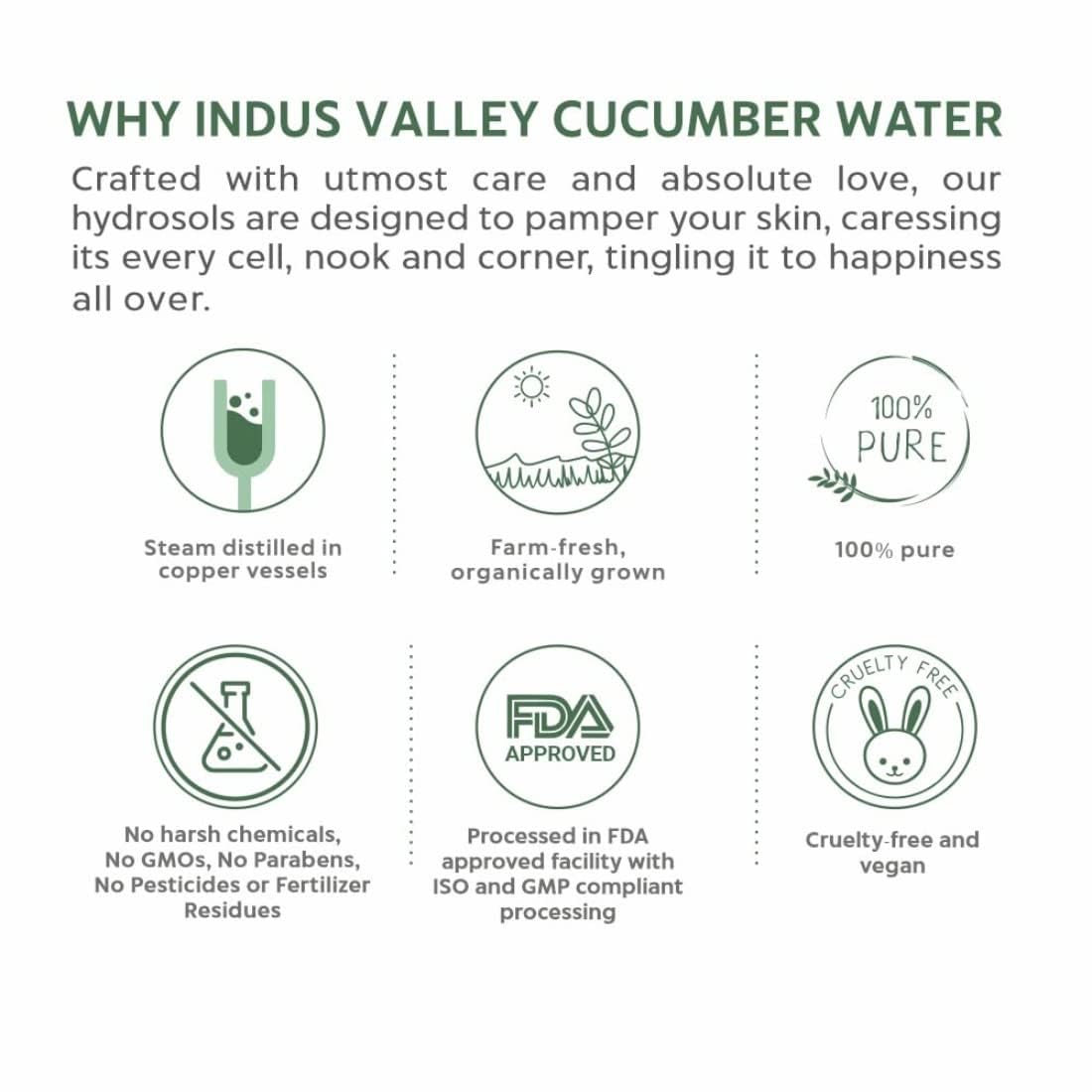 INDUS VALLEY Natural Cow's Milk Yogurt & Honey Depigmentation Gel with Cucumber Water Toner for Face | 50 ml + 250 ml