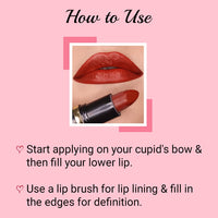 Iba Pure Lips Moisture Rich Lipstick for Women- A60 Cherry Red, 4g | High Glossy, Creamy Finish & Smooth Texture| Hydrated Lips | Enriched with Vitamin E, Coconut Oil & Shea Butter | Intense Colour & Highly Pigmented | Lip Makeup