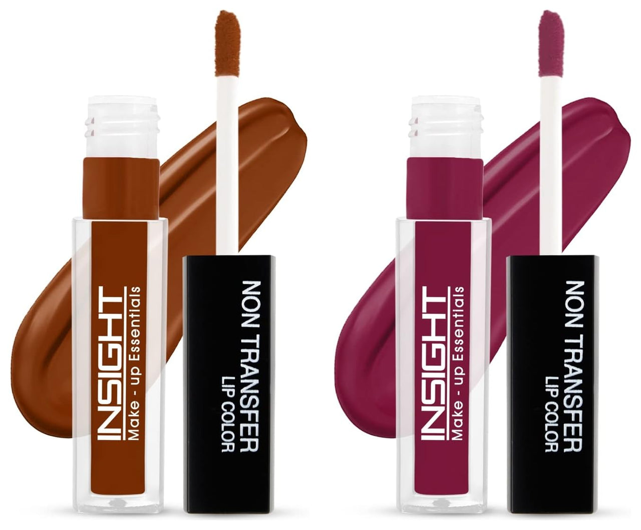 INSIGHT Non Transfer Matte Lip Color, 4Ml (01 Joyfull) & Matte Lip Color, 4Ml (19 Dive)