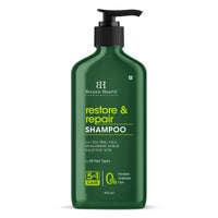 Botanic Hearth Restore & Repair Shampoo with Tea Tree Oil & Salicylic Acid | Clarifying & Anti-Dandruff Shampoo | Deep Cleanses & Soothes Scalp| Sulfate & Paraben Free, 473ml