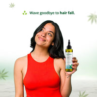 Hampa Hemp Bhringraj Hair Oil 100ml | Prevents Hairfall, Premature Greying, Dandruff | Promotes Hair Growth | Pure Himalayan Hemp, Bhringraj Oil, Essential Oils | Natural, No Toxins