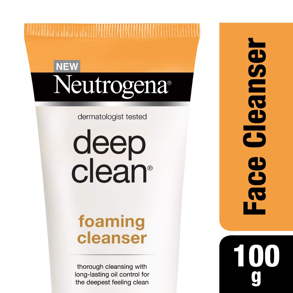 Neutrogena Deep Clean Foaming Cleanser, 100g And Neutrogena Oil Free Acne Face Wash, 175ml