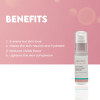 Jovees Premium Natural Whitening Serum | Gives Clear, Hydrated And Glowing Skin | And For All Skin Types | 50ml