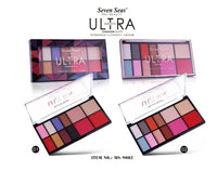 Seven Seas Matte Shimmer Makeup Pallet Highly Pigmented Colorful Powder Long Lasting Waterproof Eye Shadow Eye Shadow Palette 30g (Natural)