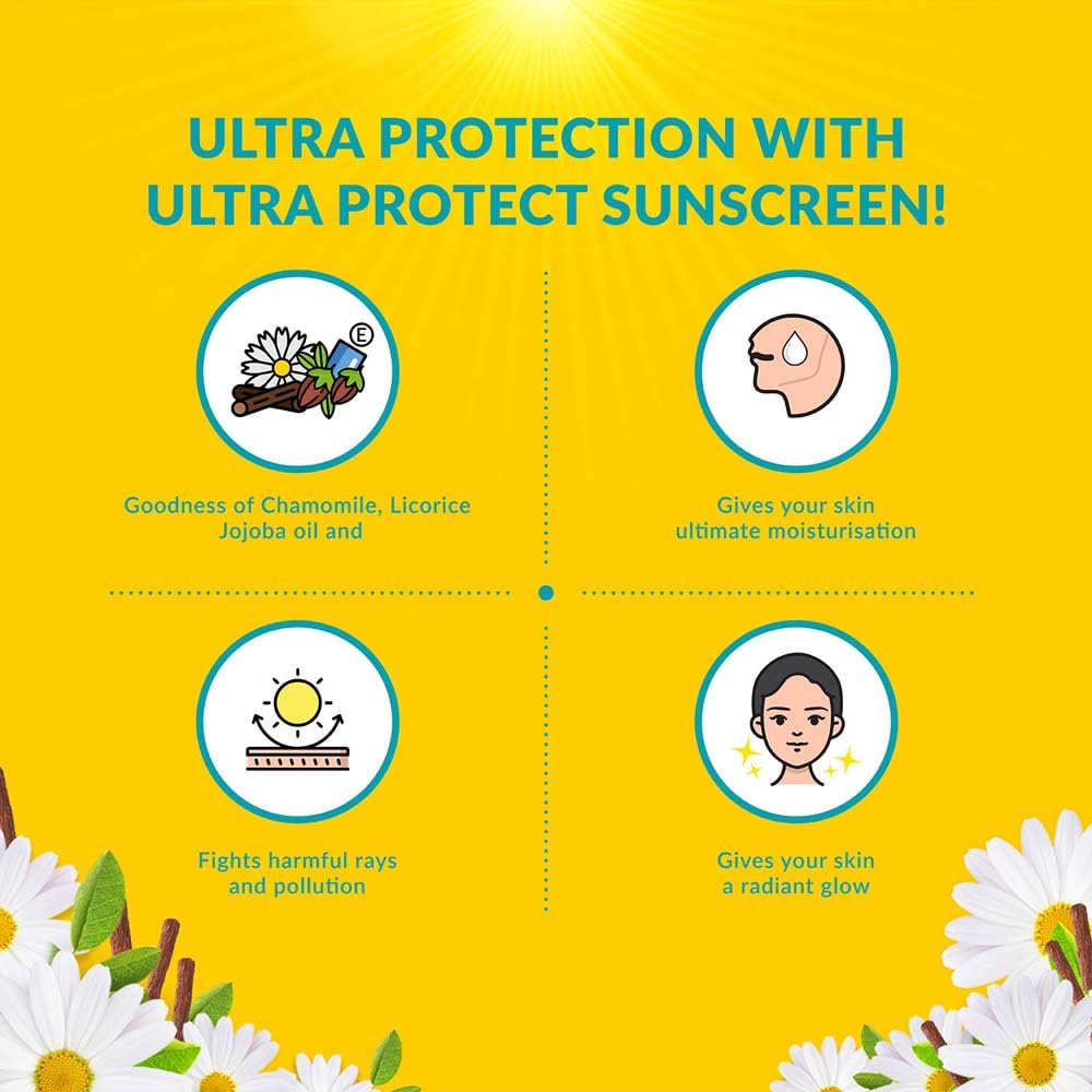 Olivia Sunscreen SPF 50 with UVA, UVB Protection | Sunscreen SPF50 for Oily Skin | No White Cast | Ultra Protect++ Lightweight Sun Screen for Summer | Unisex Body Lotion for Glowing Skin | 50g