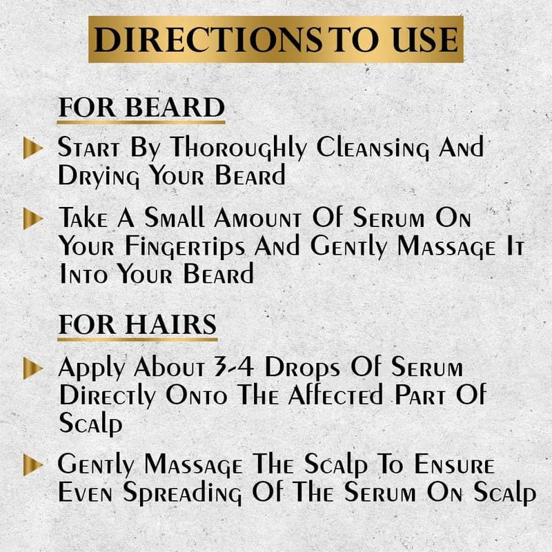 Mancode Anti Grey Serum | Restore Natural Black Color of Grey White Hair & Beard | Delay & Reverse Grays | Strengthen Hair Roots | Toxin Free | For All Hair Types - 30ml