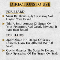 Mancode Anti Grey Serum | Restore Natural Black Color of Grey White Hair & Beard | Delay & Reverse Grays | Strengthen Hair Roots | Toxin Free | For All Hair Types - 30ml