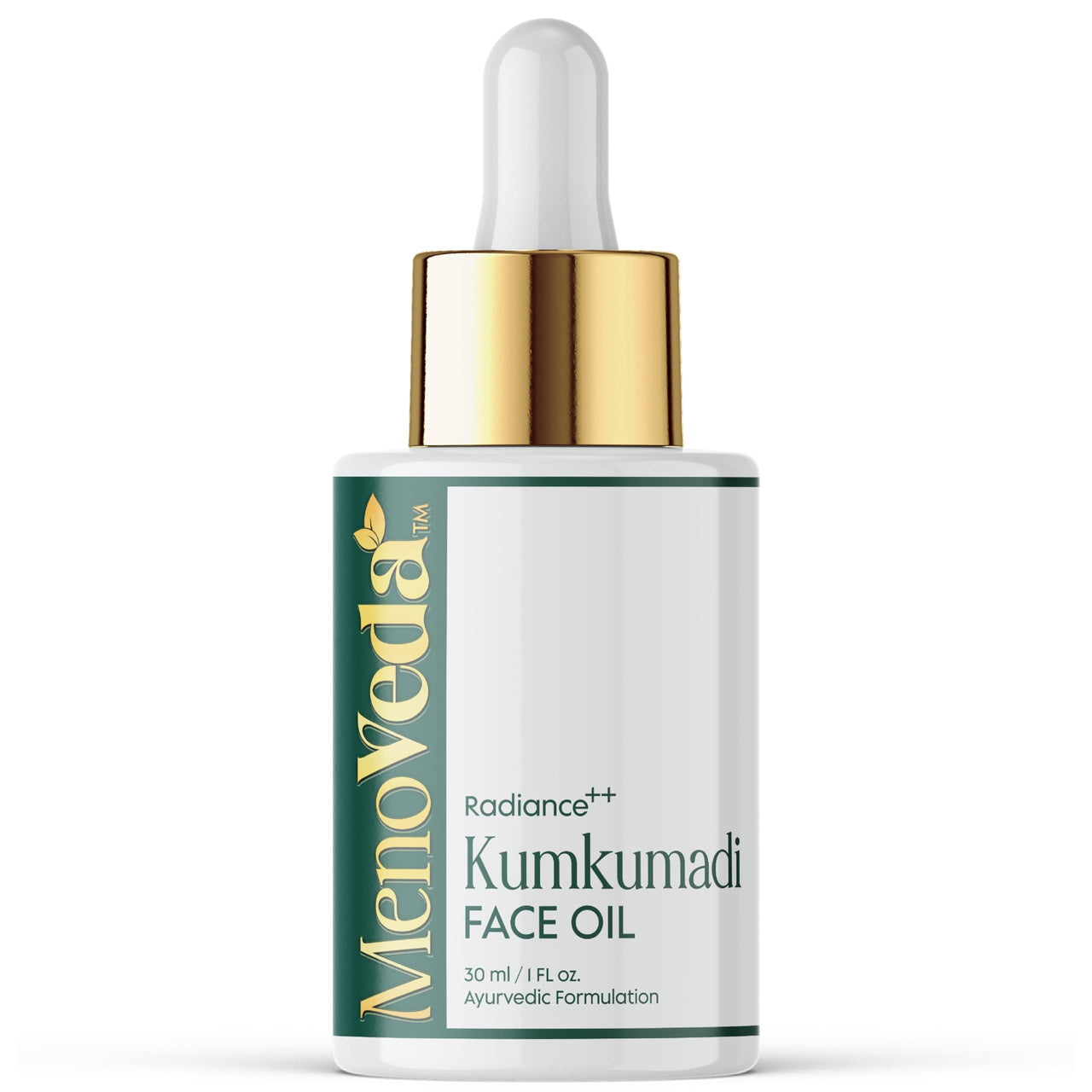 Menoveda Kumkumadi Face oil For glowing skin | Reduces Fine Lines & Wrinkles | Improves Elasticity | Antioxidant-Rich Anti-Ageing Formulation for Dark Spots, UnEven Skin Tone, Eye Area - 30 ml