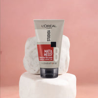 L'Oreal Paris Studio Line Natural Clear Gel Normal Strength 150ml (Matt & Messy No. 8)