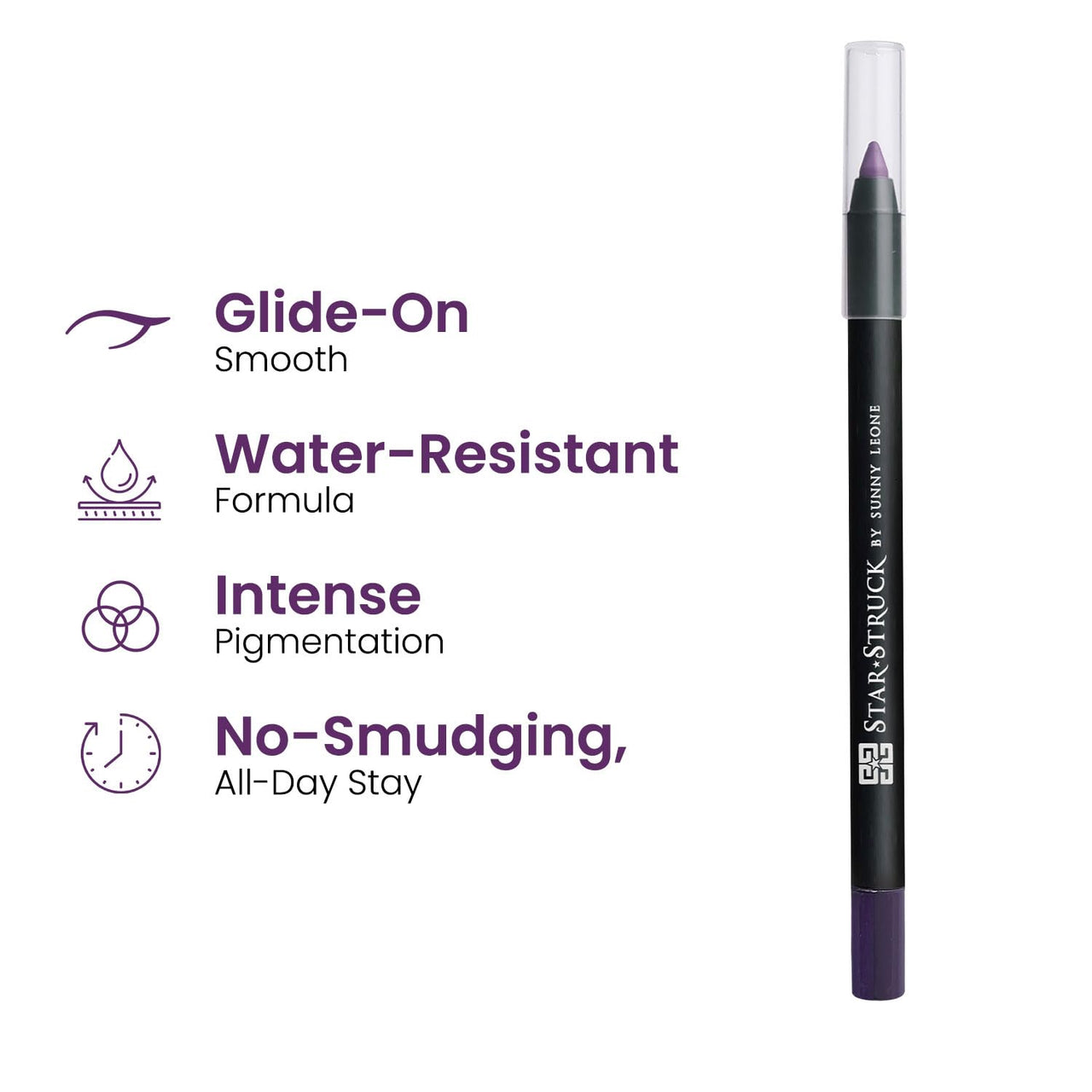 STARSTRUCK BY SUNNY LEONE Colored Eyeliner Pencil Purple