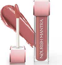 Nourish Mantra’s Natkhat Berry Lipstick (3.5ml)/ Creamy Matte Liquid Lipstick with SPF/Water Proof/Smudge Proof/Transfer Proof/Long Lasting/Suits All Skin Tones