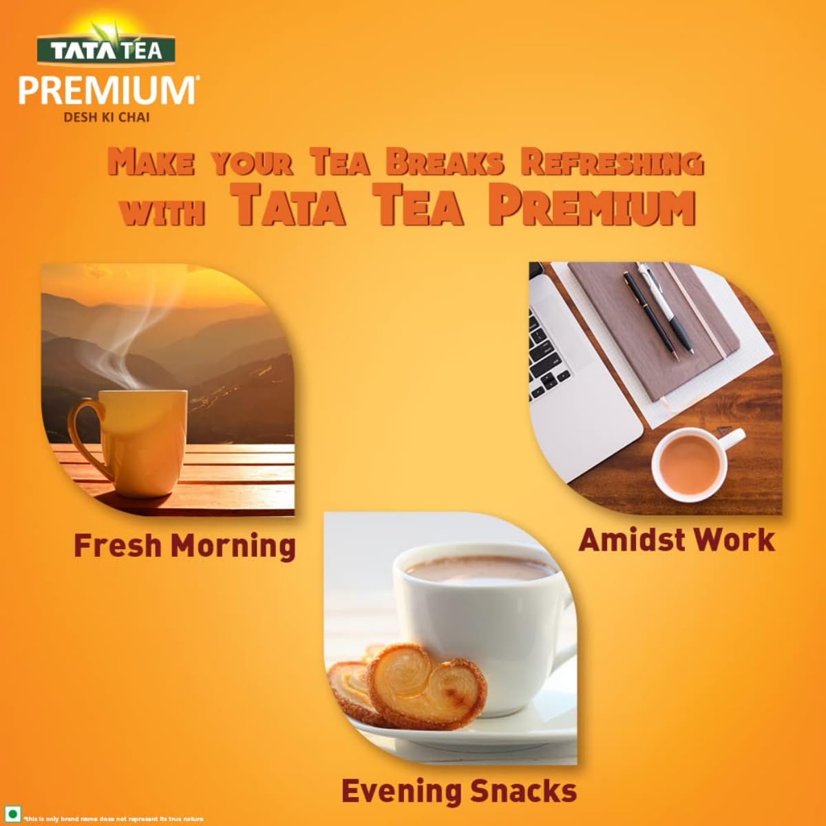 Tata Tea Premium Desh Ki Chai, Unique Blend Crafted For Chai Lovers Across India, Black Tea, Loose Leaves, 1kg Jar, black tea
