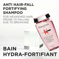 Kérastase Genesis Hydra-Fortifiant Anti Hair Fall Shampoo | For Normal to Oily Weak Hair | Infused with Ginger Root and Edelweiss Native Cells | 250ml