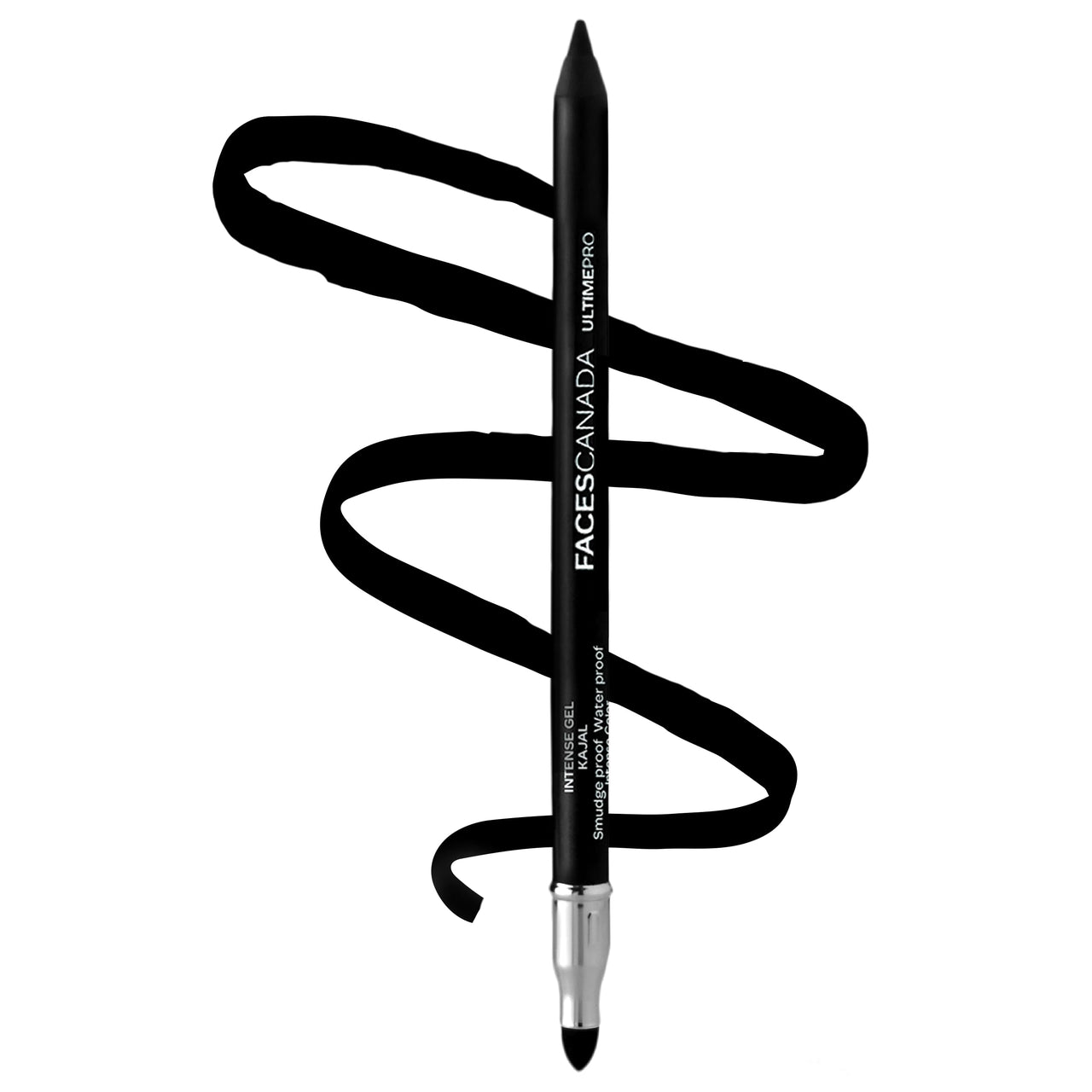 FACESCANADA Ultime Pro Makeup Fixer 50 Ml And Facescanada Ultime Pro Intense Gel Kajal With Smudger & Sharpener - Black,1.2 G, 2 Pieces