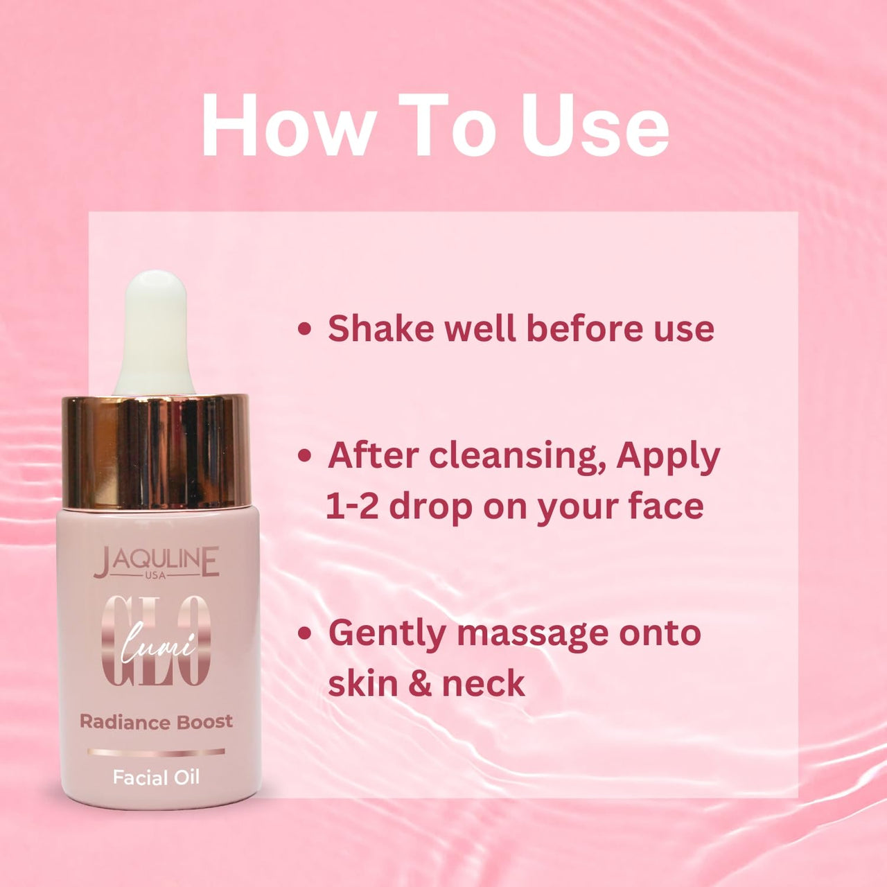 Jaquline USA Jaquline USA Lumi Glo Radiance Boost Facial Oil | for glowing skin | enriched with Jojoba Seed Oil,Grapeseed Oil,Rosehip Oil,Argan Oil,Orange Oil,Chia Seed Oil,Vitamin-E,Grapefruit Extract etc| Boost Skin Radiance.It also helps to reduce Scar