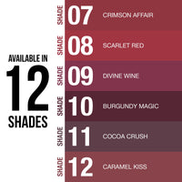 Hilary Rhoda Matte About You Lipstick | Long Lasting & Highly Pigmented Lipstick | Glides Smoothly | Matte Finish | One Stroke Application | Cruelty-Free & Vegan - 3g (Peach Pout - Shade 04)