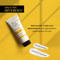 Deconstruct Brightening Face Cream | 5% Niacinamide + 1% Kojic Acid + 5%VitaminC + VitaminE | For Dark Spots and Uneven Skin Tone | 50 gm each | Pack of 2