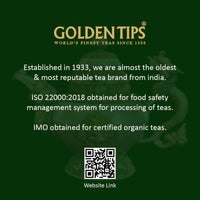 Golden Tips Darjeeling Tea Individual Envelope Tea Bags (40gm- 20 Cups, Pack of 4)